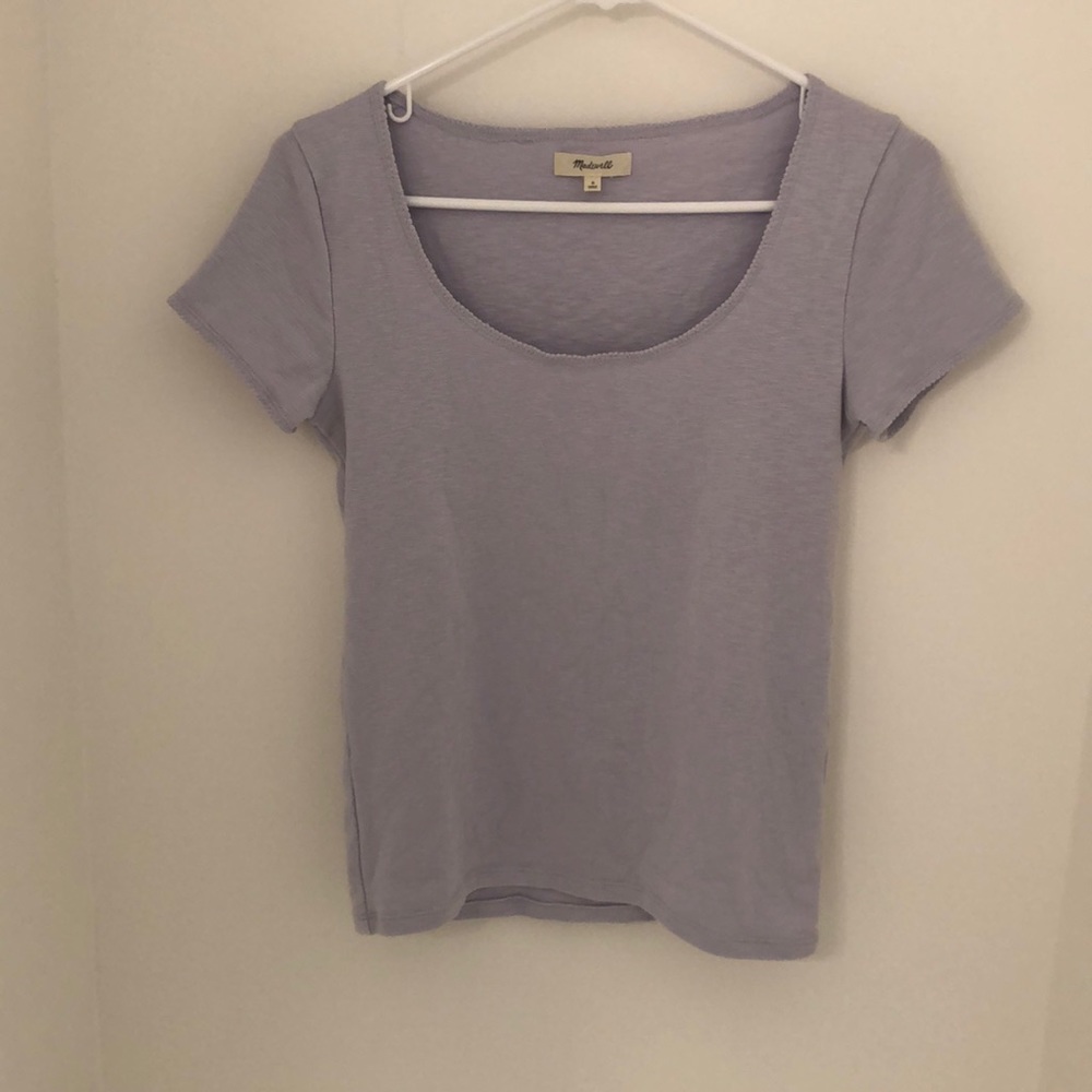 Madewell Scoopneck Baby Tee, Sz Small. Like new!